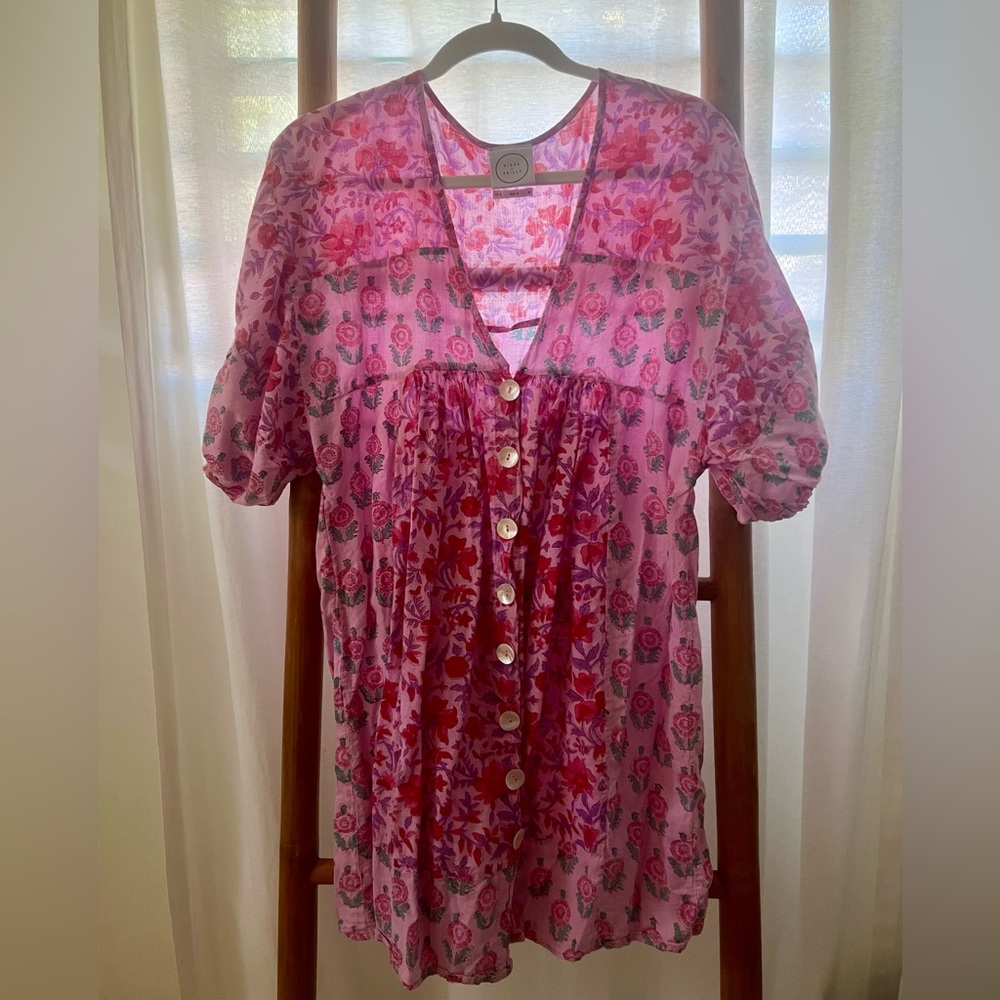 Kinga Csilla Pink Block Lollies Dress